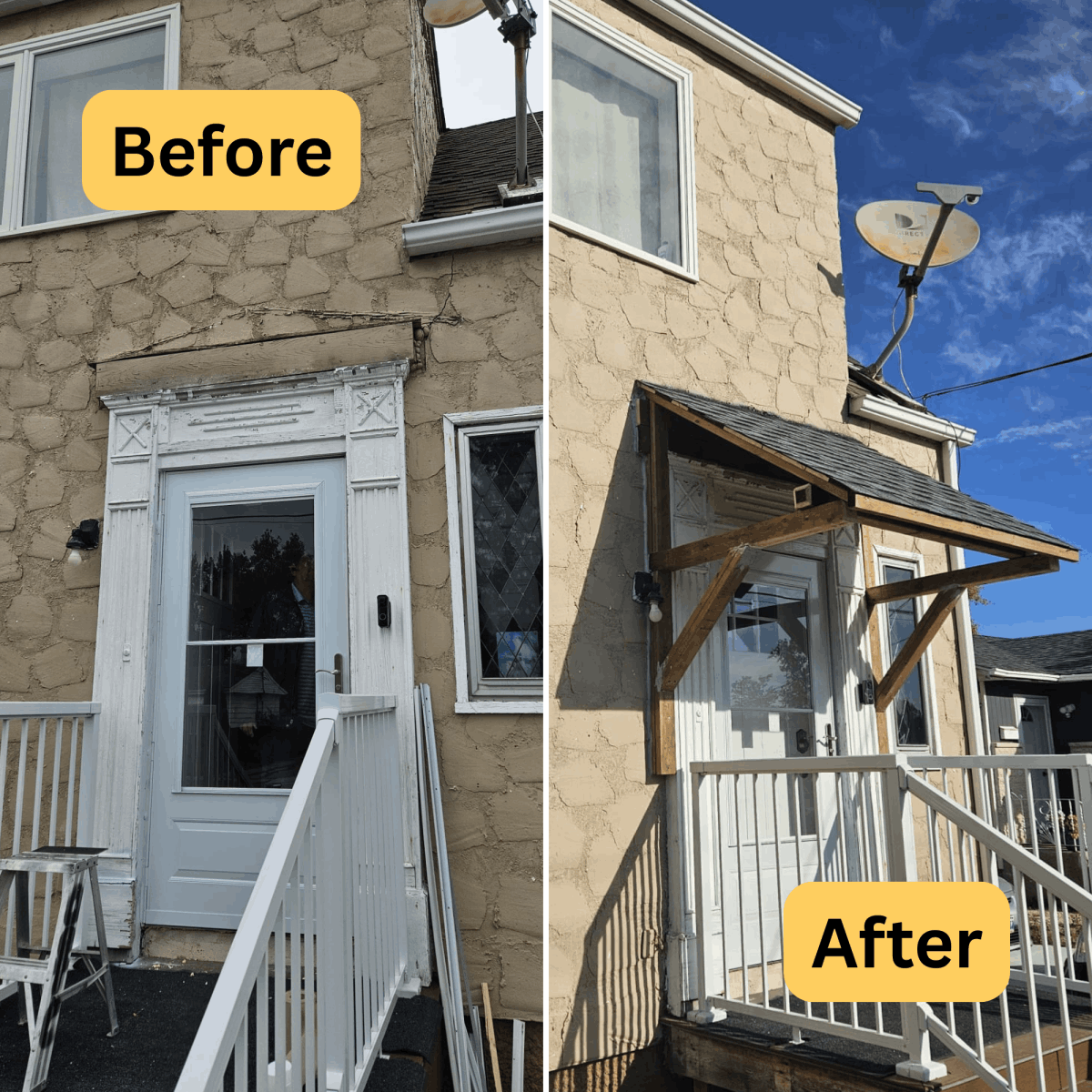 Custom Entrance Roof Build