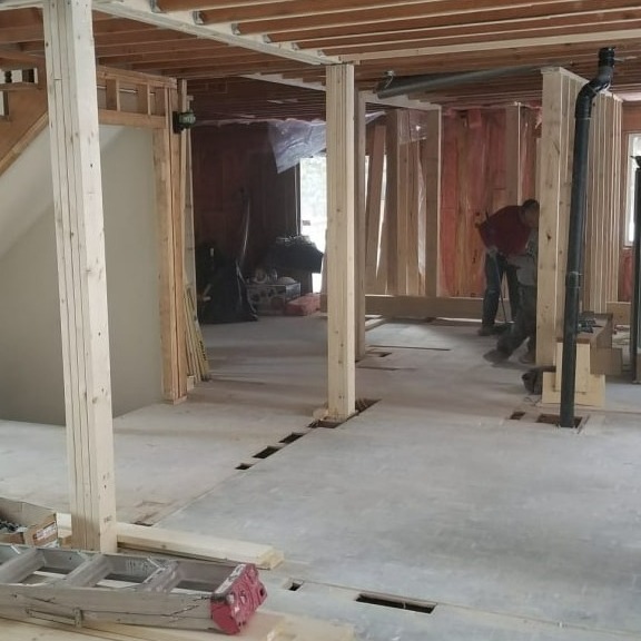 Structural Framing for Open Concept Layout