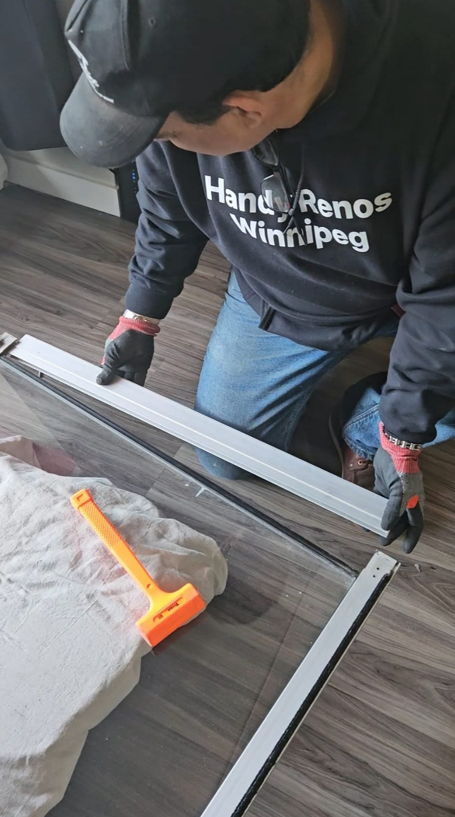 Man working